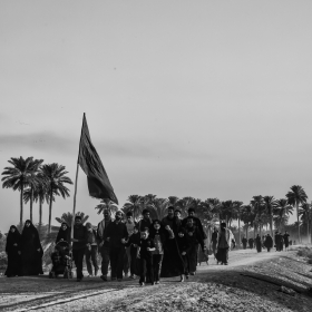 سوگواره پنجم-عکس 66-مرتضی امین الرعایایی-پیاده روی اربعین از نجف تا کربلا