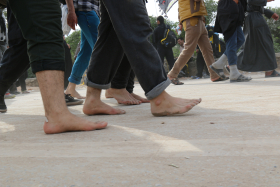 سوگواره چهارم-عکس 5-مرتضی طاهری امیری-پیاده روی اربعین از نجف تا کربلا