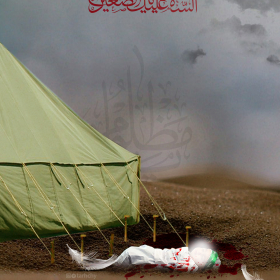 دهمین سوگواره عاشورایی پوستر هیأت-سید امیر حسین ارشادی نیا-بخش جنبی-پوستر شیعی