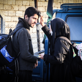 سوگواره پنجم-عکس 6-سید محمود حسینی-پیاده روی اربعین از نجف تا کربلا