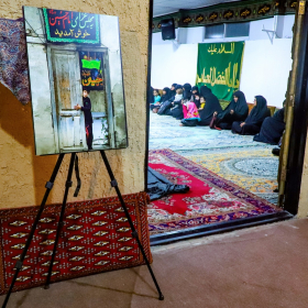 هشتمین سوگواره عاشورایی عکس هیأت-ابراهیم فلاح-جنبی-پیاده روی اربعین حسینی