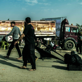 سوگواره سوم-عکس 10-امید نائینی-پیاده روی اربعین از نجف تا کربلا