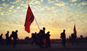 سوگواره چهارم-عکس 14-مسلم محمدی-پیاده روی اربعین از نجف تا کربلا