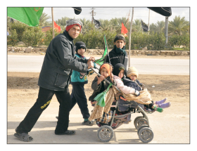 سوگواره دوم-عکس 10-حمید رضا حبیبی محب سراج-پیاده روی اربعین از نجف تا کربلا