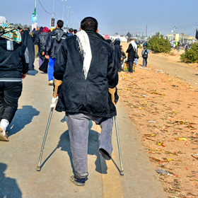سوگواره سوم-عکس 2- یاسر امیری-پیاده روی اربعین از نجف تا کربلا