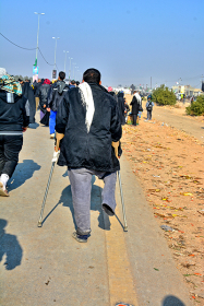 سوگواره سوم-عکس 2- یاسر امیری-پیاده روی اربعین از نجف تا کربلا