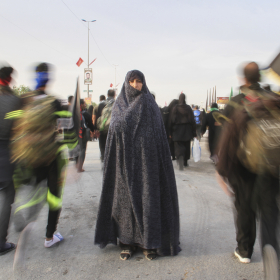 سوگواره پنجم-عکس 17-مسعود ماکاوند-پیاده روی اربعین از نجف تا کربلا