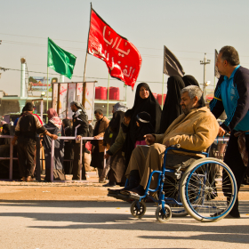 سوگواره سوم-عکس 2-محمد حسین ابراهیمی ورکیانی-پیاده روی اربعین از نجف تا کربلا