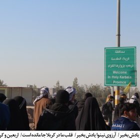 سوگواره دوم-عکس 2- احمدی-پیاده روی اربعین از نجف تا کربلا