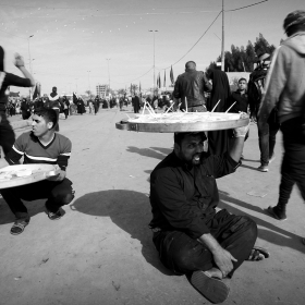 سوگواره سوم-عکس 117-حسین استوار -پیاده روی اربعین از نجف تا کربلا
