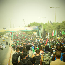 سوگواره پنجم-عکس 2-محمد وحیدیان-پیاده روی اربعین از نجف تا کربلا