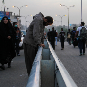 سوگواره پنجم-عکس 27-مسعود ماکاوند-پیاده روی اربعین از نجف تا کربلا