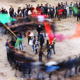 سوگواره دوم-عکس 11-حسین ملکی-پیاده روی اربعین از نجف تا کربلا
