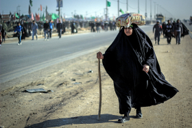 سوگواره چهارم-عکس 49-محمد حسن صلواتی-پیاده روی اربعین از نجف تا کربلا