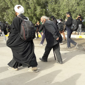سوگواره پنجم-عکس 6-ساجده اسد اله پور-پیاده روی اربعین از نجف تا کربلا