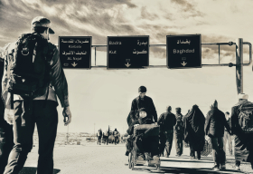 سوگواره چهارم-عکس 10-عین الله متقی زاده-پیاده روی اربعین از نجف تا کربلا