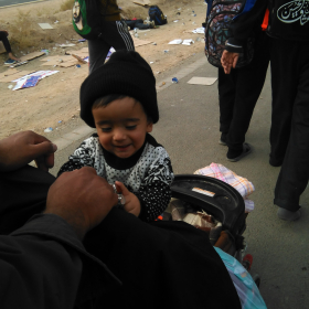 سوگواره پنجم-عکس 2-انسیه حسن نژاد-پیاده روی اربعین از نجف تا کربلا