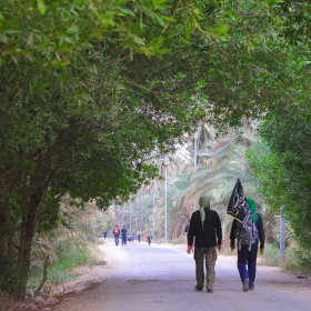 سوگواره پنجم-عکس 5-محمد عابدی-پیاده روی اربعین از نجف تا کربلا