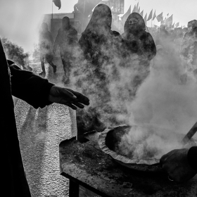 سوگواره پنجم-عکس 134-امیر قیومی-پیاده روی اربعین از نجف تا کربلا