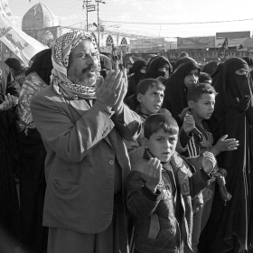 سوگواره پنجم-عکس 5-مصطفی عبیداوی-پیاده روی اربعین از نجف تا کربلا