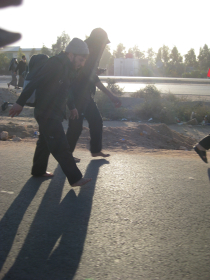 سوگواره دوم-عکس 155-محمد کشاورز-پیاده روی اربعین از نجف تا کربلا