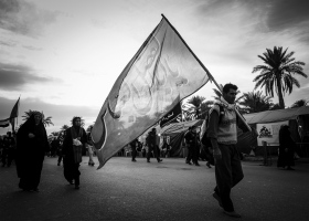 سوگواره پنجم-عکس 22-علی تیموری-پیاده روی اربعین از نجف تا کربلا
