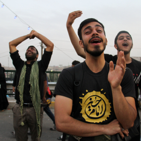 سوگواره پنجم-عکس 12-مسعود ماکاوند-پیاده روی اربعین از نجف تا کربلا