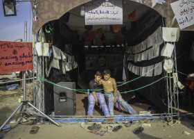 سوگواره پنجم-عکس 42-محمد عمارلو-پیاده روی اربعین از نجف تا کربلا