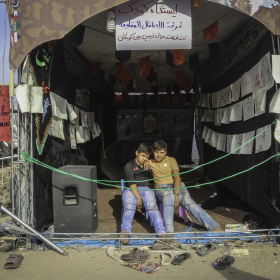سوگواره پنجم-عکس 42-محمد عمارلو-پیاده روی اربعین از نجف تا کربلا