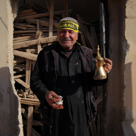 سوگواره سوم-عکس 110-حسین استوار -پیاده روی اربعین از نجف تا کربلا