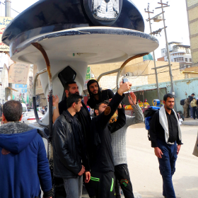 سوگواره پنجم-عکس 6-احسان امیدی-پیاده روی اربعین از نجف تا کربلا