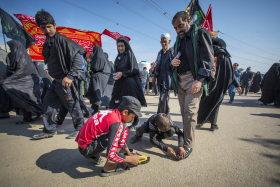 سوگواره پنجم-عکس 30-حسین علی پور-پیاده روی اربعین از نجف تا کربلا