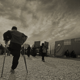 سوگواره پنجم-عکس 13-حسین حاجیلری-پیاده روی اربعین از نجف تا کربلا