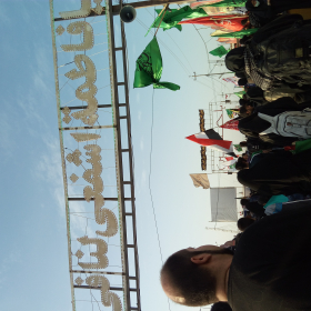 سوگواره پنجم-عکس 18-انسیه حسن نژاد-پیاده روی اربعین از نجف تا کربلا