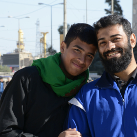 سوگواره چهارم-عکس 19-احمد جامه دارپور-پیاده روی اربعین از نجف تا کربلا