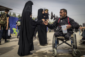 سوگواره پنجم-عکس 24-علی ابک-پیاده روی اربعین از نجف تا کربلا