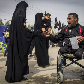 سوگواره پنجم-عکس 24-علی ابک-پیاده روی اربعین از نجف تا کربلا