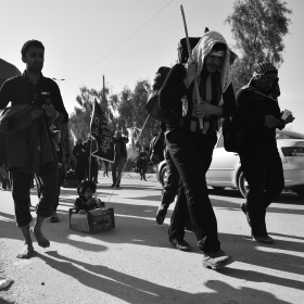 سوگواره چهارم-عکس 20-مهرداد  حسنی-پیاده روی اربعین از نجف تا کربلا