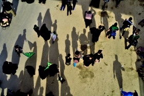 سوگواره چهارم-عکس 28-سید محمد جواد صدری-پیاده روی اربعین از نجف تا کربلا