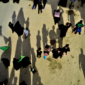 سوگواره چهارم-عکس 28-سید محمد جواد صدری-پیاده روی اربعین از نجف تا کربلا