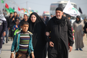 سوگواره چهارم-عکس 19-محمد حسن غضنفری هرندی-پیاده روی اربعین از نجف تا کربلا