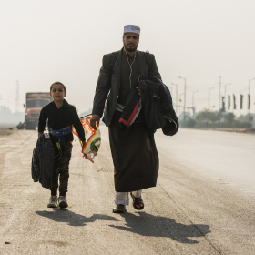 سوگواره پنجم-عکس 7-احسان جزینی-پیاده روی اربعین از نجف تا کربلا