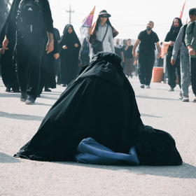یازدهمین سوگواره عاشورایی عکس هیأت-امید مهاجر قارخون-بخش ویژه-پیاده‌روی اربعین حسینی(تک عکس)