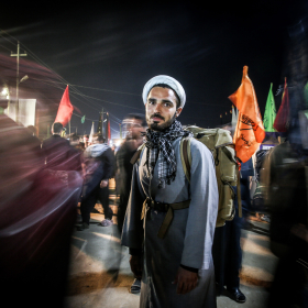 سوگواره پنجم-عکس 35-سید محمود حسینی-پیاده روی اربعین از نجف تا کربلا