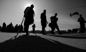 سوگواره پنجم-عکس 130-امیر قیومی-پیاده روی اربعین از نجف تا کربلا