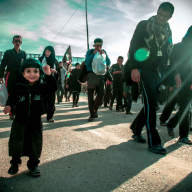 سوگواره سوم-عکس 6-امید نائینی-پیاده روی اربعین از نجف تا کربلا