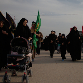 سوگواره پنجم-عکس 9-علی اصغر جمشیدزاده لرده-پیاده روی اربعین از نجف تا کربلا