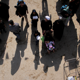 سوگواره پنجم-عکس 19-مسعود ماکاوند-پیاده روی اربعین از نجف تا کربلا