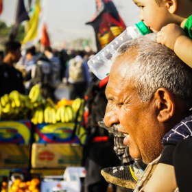 سوگواره پنجم-عکس 7-سید محمد امین کاظمی-پیاده روی اربعین از نجف تا کربلا