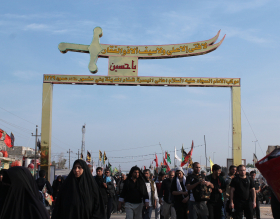 سوگواره پنجم-عکس 14-زهرا شهید-پیاده روی اربعین از نجف تا کربلا